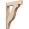 Ekena Millwork 7 1/2-in W x 32-in D x 44-in H Funston Block Rough Cedar Woodgrain TimberThane Outlooker, Primed Tan OUTUR075X32X44FST44RCPR - alternate 1